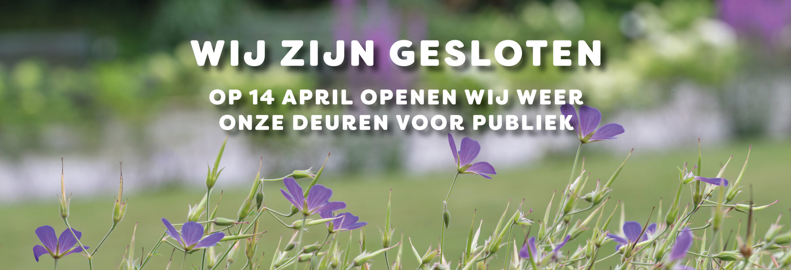 Op 14 april start het nieuwe seizoen op De Kruidhof